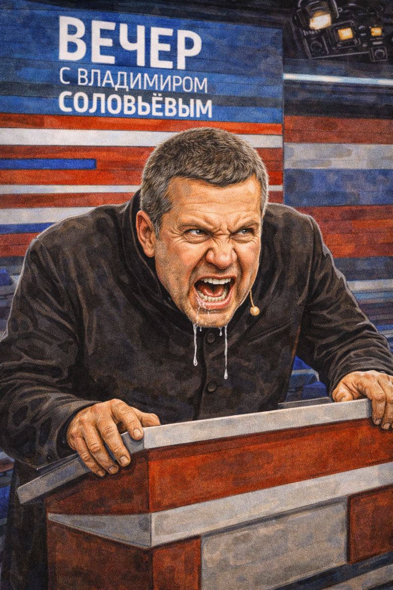 Putin’s TV Attack Dog, Solovyov, Admits Rabies